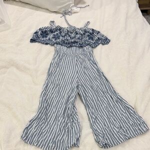 Charming Striped Kids One Piece